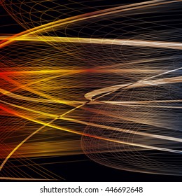 Moving colorful lines of abstract background