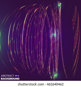 Moving colorful lines abstract background