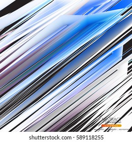 Moving colorful lines of abstract background for design