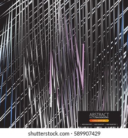 Moving colorful lines of abstract background for design