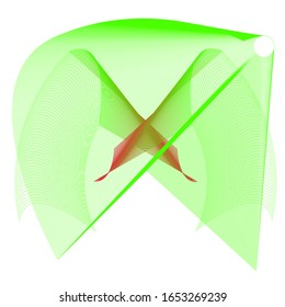 Moving colorful lines enhance the abstract view for motion graphics and other projects.