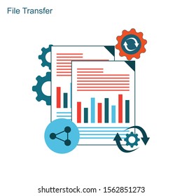 Moving documents between two folders, Exchanging files. Copying files between devices.