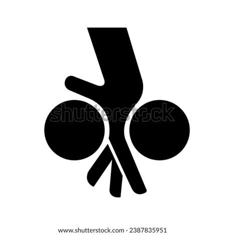 Moving Equipment Can Cause Severe Injury Black Icon,Vector Illustration, Isolate On White Background Label. EPS10