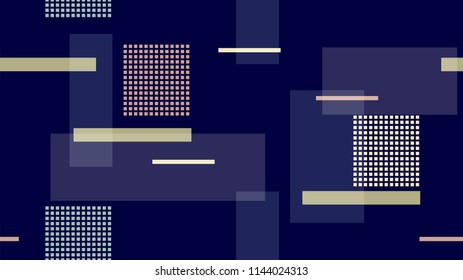 Moving Fast Street Lights, Speed Lines, Neon IT, Hi Tech Vector Background. Internet Technology Trendy Geometric Polygon Pattern. Night City, Moving Car Lights, TV, Neon IT, Funky Hi Tech Background.