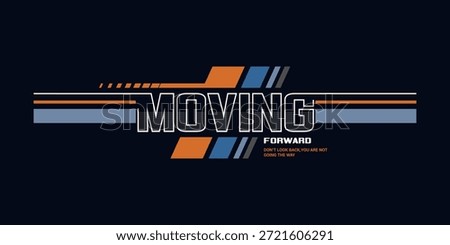 moving forward graphic illustration idea
