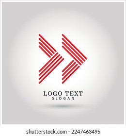 Logotipo de avance. Plantilla de vectores de iconos y símbolos.