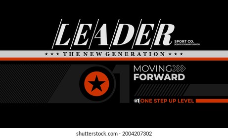 Moving forward, modern and stylish typography slogan. Colorful abstract illustration design with  the lines style. Vector print tee shirt, background, typography, poster. 
