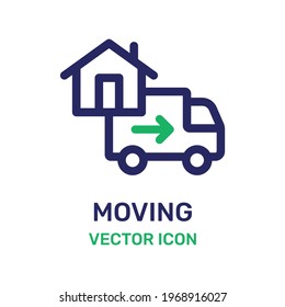 Ilustración vectorial de icono de origen móvil