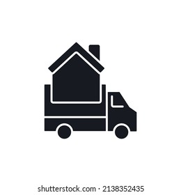 Moving Home icons  symbol vector elements for infographic web