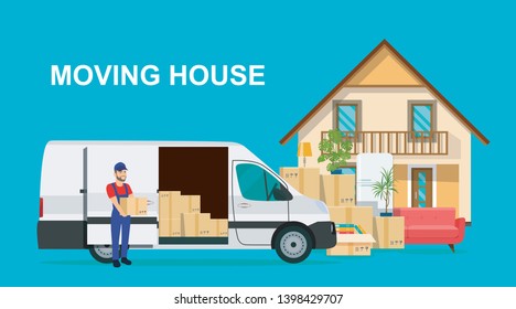 Moving House Car Images Stock Photos Vectors Shutterstock