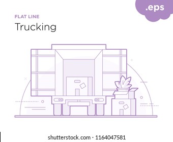 Moving House. Truckboxes and things