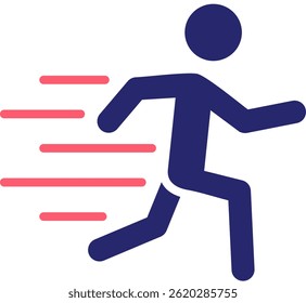 Moving Icon Fill Vector Illustration