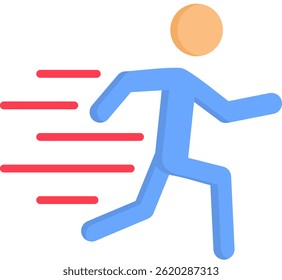 Moving Icon Flat Vector Illustration