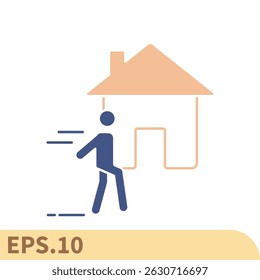 movendo ícones elementos de vetor de símbolo para o infographic web