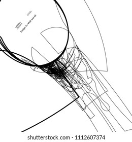 Moving lines of abstract background  
