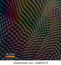 Moving  lines of abstract background for design