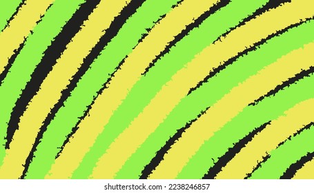 Moving lines abstract background green and yellow color