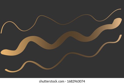 Moving lines abstract background. Vector illustration. eps 10