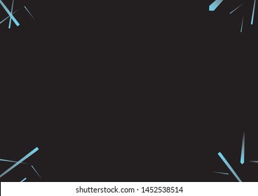 Moving lines with a black background
