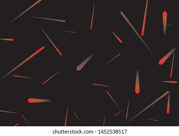 Moving lines with a black background
