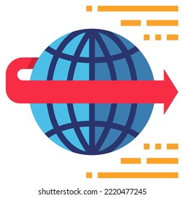 moving modern concept ui ux icon for website, app, presentaion, flyer, brochure etc.