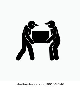 Moving Service Icon - Vorlage für Vektorlogo.