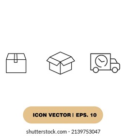 Moving Service icons set . Moving Service pack symbol vector elements for infographic web