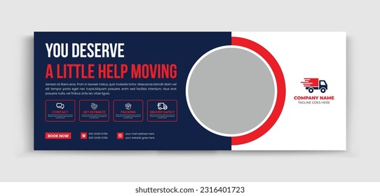 Moving Service Timeline Web Banner Social Media Design Perfect and modern home sale banner template for real estate Company, web ads