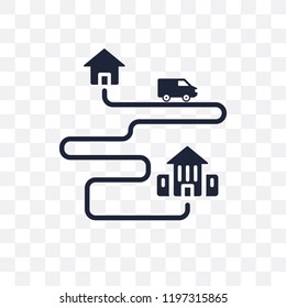 Moving transparent icon. Moving symbol design from Delivery and logistic collection.