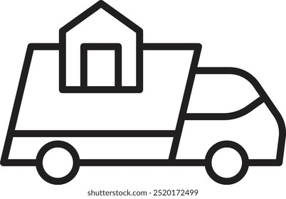 Moving Truck icon design for personal commercial use