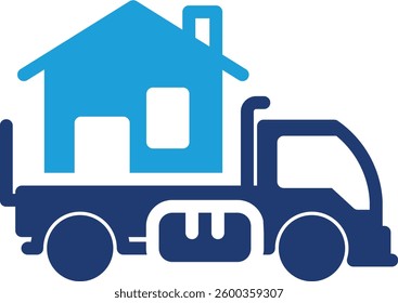 Moving Truck Icon Element For Design