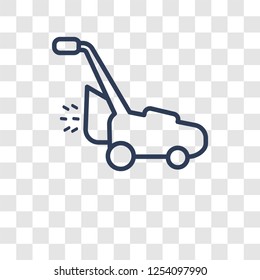 Mower icon. Trendy Mower logo concept on transparent background from Agriculture Farming and Gardening collection