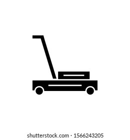 Mower icon vector illustration logo template for many purpose. Isolated on white background.