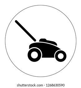 Mower icon vector illustrator design isolated on white background.