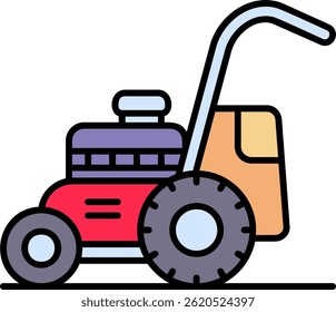 Design de ícone de vetor Mower Line