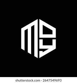 
MOY logo MOY icono MOY monograma MOY letra minimalista Círculo plano Diseño de logotipo abstracto moderno único.