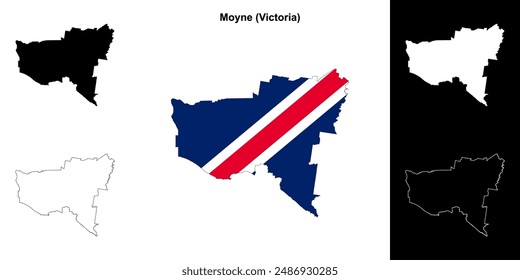 Moyne (Victoria) Outline-Kartenset