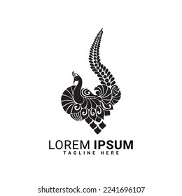 Moyur logo vector Ilustración Diseño