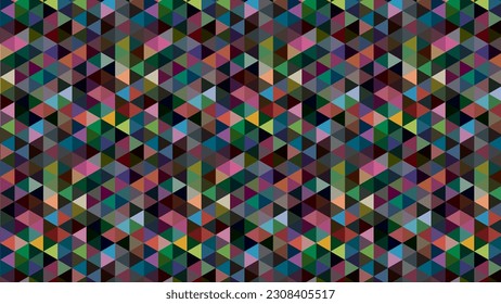 mozaic colorful abstrack triangle background 