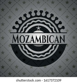 Mozambican dark icon or emblem. Vector Illustration. Detailed.