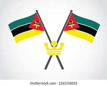 Mozambique Emblem King Crown