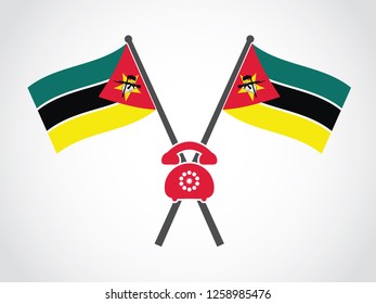 Mozambique Emblem Telephone