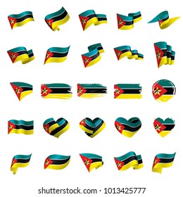 Mozambique flag, vector illustration