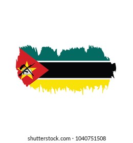 Mozambique flag, vector illustration