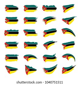 Mozambique flag, vector illustration
