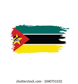 Mozambique flag, vector illustration