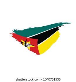 Mozambique flag, vector illustration