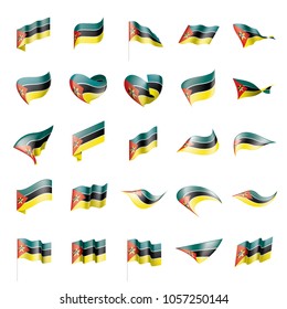 Mozambique flag, vector illustration