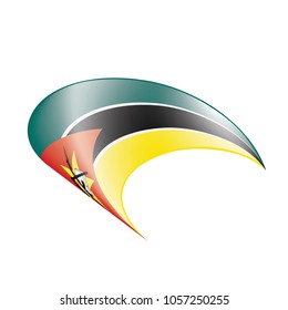 Mozambique flag, vector illustration