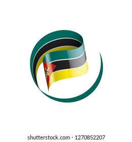 Mozambique flag, vector illustration on a white background